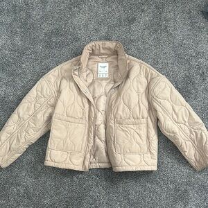 Tan Quilted Jacket